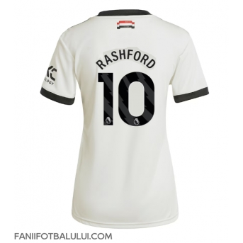 Manchester United Marcus Rashford #10 Tricou Fotbal Replică 2024-25 Femei Treilea
